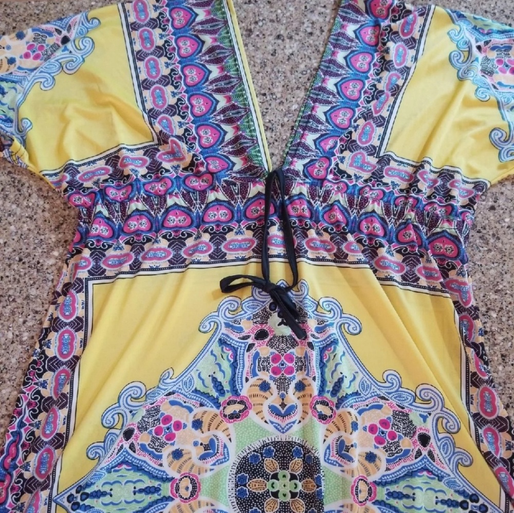 Boho swim cover-up/dress